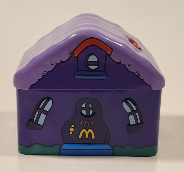 Rare 1999 McDonald's Corporation Mc Choco Grimace Embossed Tin Metal House