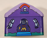 Rare 1999 McDonald's Corporation Mc Choco Grimace Embossed Tin Metal House