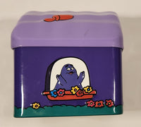 Rare 1999 McDonald's Corporation Mc Choco Grimace Embossed Tin Metal House