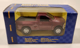 Maisto Road & Track 1998 Ford F-150 Pickup Truck 1:46 Scale Purple Burgundy Pullback Die Cast Toy Car Vehicle New in Box