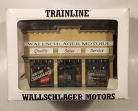 2005 Walthers Trainline Wallschlager Motors Deluxe HO Scale Model Train Building New in Box