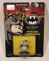 1991 ERTL DC Comics Batman Returns Penguin Commando Die Cast Metal Toy Figure New in Package