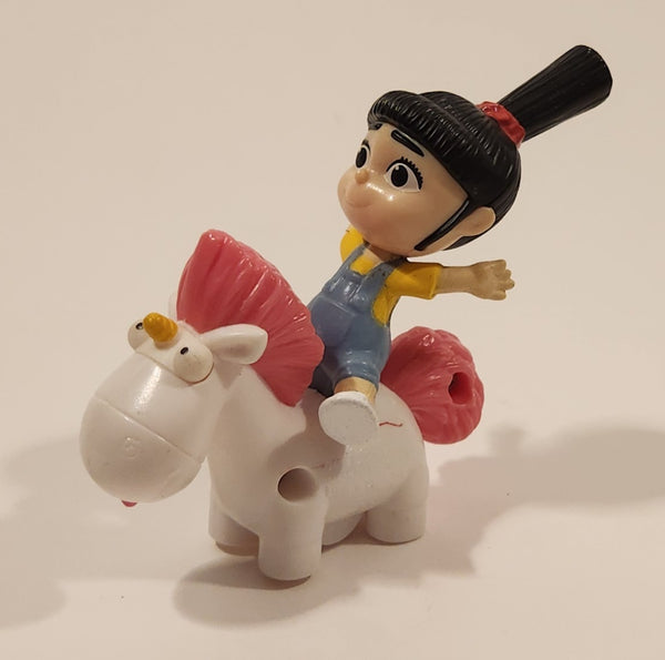 2017 McDonald's Universal Studios Despicable Me 3 Agnes Rockin Unicorn 3" Tall Toy Figure