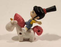 2017 McDonald's Universal Studios Despicable Me 3 Agnes Rockin Unicorn 3" Tall Toy Figure