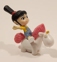 2017 McDonald's Universal Studios Despicable Me 3 Agnes Rockin Unicorn 3" Tall Toy Figure