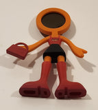 2000 CBS Designs Flexo Buddies Picture Frame Rubber Bendable Toy Figure