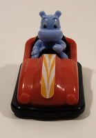 Kinder Surprise FF-C-7 Maxi Happy Hippo Red Bumper Car Pull Back Toy Vehicle