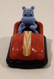 Kinder Surprise FF-C-7 Maxi Happy Hippo Red Bumper Car Pull Back Toy Vehicle