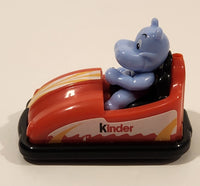 Kinder Surprise FF-C-7 Maxi Happy Hippo Red Bumper Car Pull Back Toy Vehicle