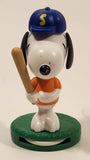 2018 McDonald's Peanuts #4 Baseball Player Snoopy 4 1/4" Tall Toy Figure