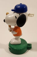 2018 McDonald's Peanuts #4 Baseball Player Snoopy 4 1/4" Tall Toy Figure