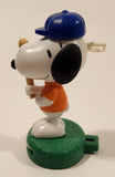 2018 McDonald's Peanuts #4 Baseball Player Snoopy 4 1/4" Tall Toy Figure