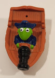 1995 Henson Kermit The Frog Pirate Boat 3 1/2" Long Rubber Toy Figure