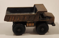 Terex Mining Dump Truck 6" Long Heavy Brass Bronze Metal Toy Car Vehicle