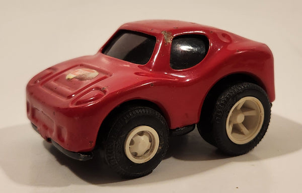 Vintage Tonka Minis Wide Body Stubby Red Pressed Steel Die Cast Toy Car Vehicle