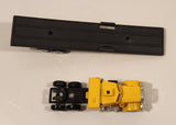 Zylmex K2 359 Kenworth Semi Tractor Truck and Trailer Yellow Die Cast Toy Car Vehicle Missing Kingpin