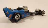 Rare Vintage 1971 Kenner SSP Racers Rail Bird Single Wheeled Blue Plastic Toy Car Vehicle