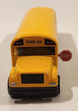 Schylling Yellow School Bus Pull Back Die Cast Toy Car Vehicle