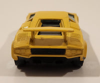 Burago Lamborghini Countach 5000 Yellow 1/43 Scale Die Cast Toy Car Vehicle