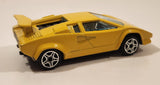 Burago Lamborghini Countach 5000 Yellow 1/43 Scale Die Cast Toy Car Vehicle