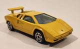 Burago Lamborghini Countach 5000 Yellow 1/43 Scale Die Cast Toy Car Vehicle