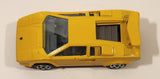 Burago Lamborghini Countach 5000 Yellow 1/43 Scale Die Cast Toy Car Vehicle