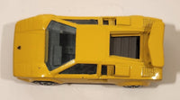 Burago Lamborghini Countach 5000 Yellow 1/43 Scale Die Cast Toy Car Vehicle