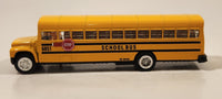 Sunny Side Superior SS 6851 Yellow School Bus Pull Back Die Cast Toy Car Vehicle