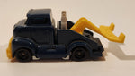 1997 McDonald's Hot Wheels Tow Truck Dark Blue Plastic Body Die Cast Toy Car Vehicle