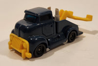 1997 McDonald's Hot Wheels Tow Truck Dark Blue Plastic Body Die Cast Toy Car Vehicle