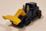 1997 McDonald's Hot Wheels Tow Truck Dark Blue Plastic Body Die Cast Toy Car Vehicle