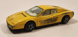 Burago Ferrari Testarossa Yellow 1/43 Scale Die Cast Toy Car Vehicle