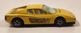 Burago Ferrari Testarossa Yellow 1/43 Scale Die Cast Toy Car Vehicle