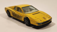 Burago Ferrari Testarossa Yellow 1/43 Scale Die Cast Toy Car Vehicle