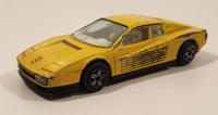 Burago Ferrari Testarossa Yellow 1/43 Scale Die Cast Toy Car Vehicle