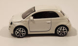 2014 Hot Wheels HW City: Night Burnerz Fiat 500 White Die Cast Toy Car Vehicle