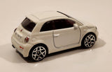 2014 Hot Wheels HW City: Night Burnerz Fiat 500 White Die Cast Toy Car Vehicle