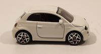 2014 Hot Wheels HW City: Night Burnerz Fiat 500 White Die Cast Toy Car Vehicle