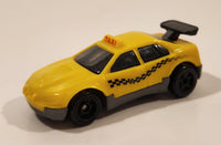 1997 McDonald's Hot Wheels Taxi Plastic Body Yellow Die Cast Toy Car Vehicle