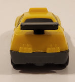 1997 McDonald's Hot Wheels Taxi Plastic Body Yellow Die Cast Toy Car Vehicle