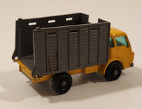 Vintage Lesney Matchbox Series No. 37 Cattle Truck Yellow Die Cast Toy Car Vehicle