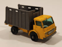 Vintage Lesney Matchbox Series No. 37 Cattle Truck Yellow Die Cast Toy Car Vehicle