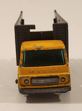 Vintage Lesney Matchbox Series No. 37 Cattle Truck Yellow Die Cast Toy Car Vehicle