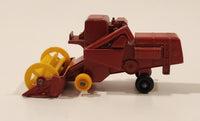 Vintage Lesney Products Matchbox Series No. 65 Claas Combine Harvester Red Die Cast Toy Farming Machinery Equipment Vehicle