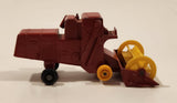 Vintage Lesney Products Matchbox Series No. 65 Claas Combine Harvester Red Die Cast Toy Farming Machinery Equipment Vehicle