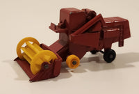 Vintage Lesney Products Matchbox Series No. 65 Claas Combine Harvester Red Die Cast Toy Farming Machinery Equipment Vehicle