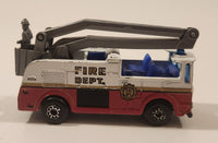 1996 Matchbox Snorkel Fire Truck Light Blue Die Cast Toy Car Vehicle