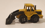 Vintage Majorette Tracto Bull Dozer Front End Loader No. 211 & 263 Yellow Black 1/87 Scale Die Cast Toy Construction Equipment Vehicle