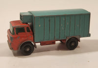 1967-1972 Lesney Matchbox No. 44 GMC Refrigerator Truck Red Turquoise Die Cast Toy Car Vehicle