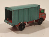 1967-1972 Lesney Matchbox No. 44 GMC Refrigerator Truck Red Turquoise Die Cast Toy Car Vehicle